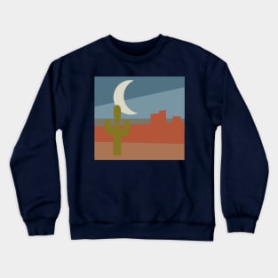 Lispe Moonlight Desert Crewneck Sweatshirt